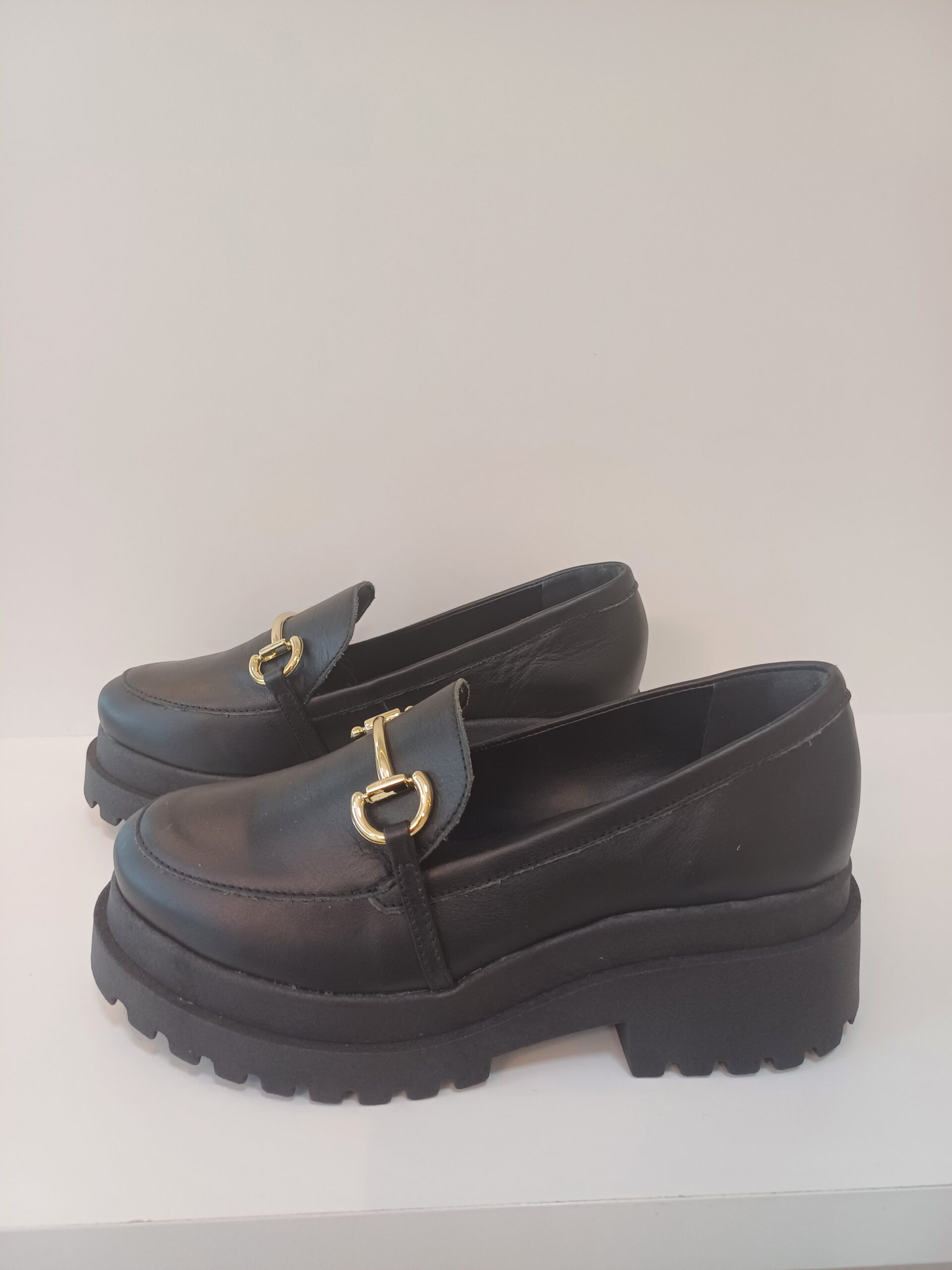 Mocassim – Couro Preto